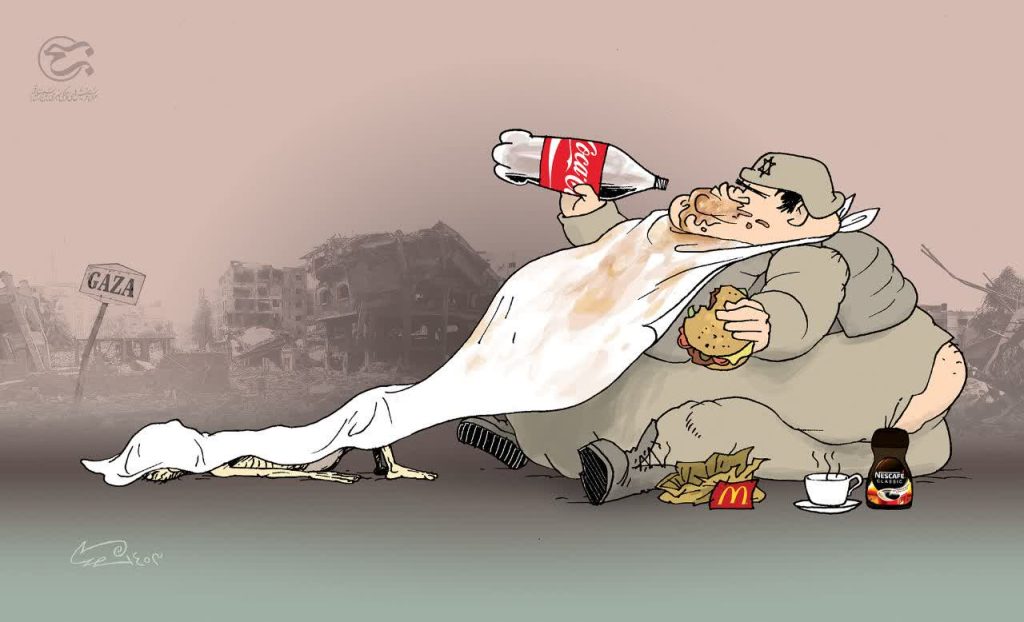 کوکاکولا و نسکافه نسل‌کشی در غزه